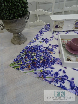 BIEŻNIK SERWETA LAWENDA 85X85 PROWANSJA SHABBY CHIC VINTAGE LOFT