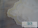 BIEŻNIK SERWETA CZERWONE KWIATY 85X85 PROWANSJA SHABBY CHIC VINTAGE LOFT