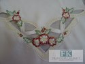 BIEŻNIK SERWETA CZERWONE KWIATY 85X85 PROWANSJA SHABBY CHIC VINTAGE LOFT