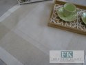 BIEŻNIK SERWETKA LIREN 85X85 KREMOWY PROWANSJA SHABBY CHIC VINTAGE LOFT