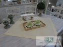 BIEŻNIK SERWETKA SECRET 85X85 BEŻOWY PROWANSJA SHABBY CHIC VINTAGE LOFT