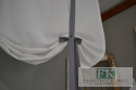 FIRANA SZARFA ROLETKA shabby FALBANKA SZARA 100 cm