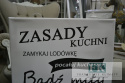 OBRAZ NA PŁÓTNIE 70 X 45 KUCHNIA PROWANSJA SHABBY płótno CUDO