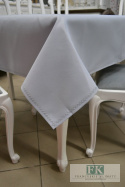 OBRUS BASIA SIWY 140X220 HAFT PROWANSJA SHABBY CHIC FRANCJA OBRUS BASIA SIWY 140X220 HAFT PROWANSJA SHABBY CHIC FRANCJA