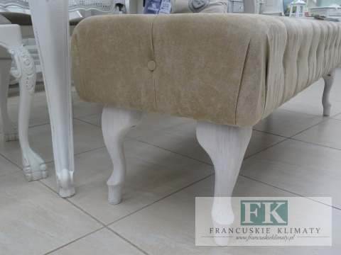 SIEDZISKO - ŁAWECZKA - PUF głęboko pikowane W STYLU FRANCUSKIM , SKANDYNAWSKIM ,PROWENSALSKIM , SHABBY SIEDZISKO - ŁAWECZKA - PUF głęboko pikowane W STYLU FRANCUSKIM , SKANDYNAWSKIM ,PROWENSALSKIM , SHABBY
