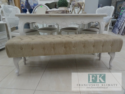 SIEDZISKO - ŁAWECZKA - PUF głęboko pikowane W STYLU FRANCUSKIM , SKANDYNAWSKIM ,PROWENSALSKIM , SHABBY SIEDZISKO - ŁAWECZKA - PUF głęboko pikowane W STYLU FRANCUSKIM , SKANDYNAWSKIM ,PROWENSALSKIM , SHABBY