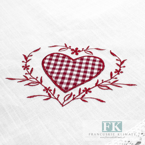 ZAZDROSTKA 40X250 KOLEKCJA CZERWONE SERCE SHABBY PROWANSJA FRANCJA ZAZDROSTKA 40X250 KOLEKCJA CZERWONE SERCE SHABBY PROWANSJA FRANCJA