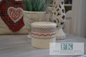 POJEMNIK CERAMICZNY 11 CM KOLEKCJA SKANDYNAWSKA