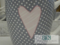 KOLEKCJA PINK HEART KUBEK poj. 300ml. styl francuski, shabby, vintage KOLEKCJA PINK HEART KUBEK poj. 300ml. styl francuski, shabby, vintage