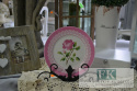 KOLEKCJA PINK ROSE TALERZ FI. 19 CM styl francuski, shabby, vintage KOLEKCJA PINK ROSE TALERZ FI. 19 CM styl francuski, shabby, vintage