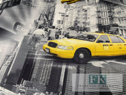 KUPON TKANINA 75X160 TAXI NEW YORK OKAZJA