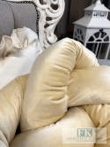 PODUSZKA SUPEŁ velvet PLUSZ PRECEL KNOT PILLOW