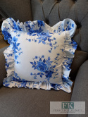 poduszka HAMPTON z falbanką 54/54 (na jaśka 40/40)prowansja, shabby