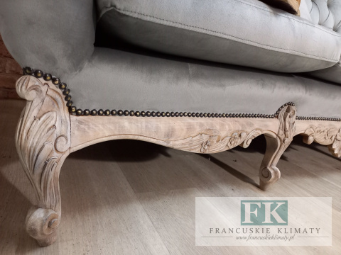 *FRANCUSKI KPL. SOFA + 2 FOTELE antyczne drewno plusz *FRANCUSKI KPL. SOFA + 2 FOTELE antyczne drewno plusz