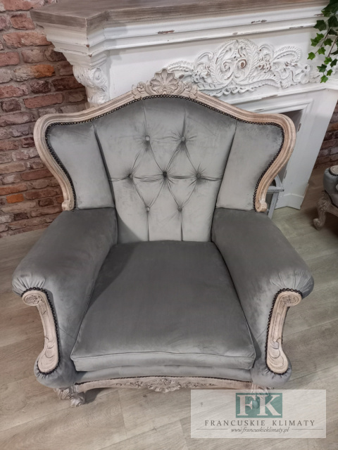 *FRANCUSKI KPL. SOFA + 2 FOTELE antyczne drewno plusz *FRANCUSKI KPL. SOFA + 2 FOTELE antyczne drewno plusz