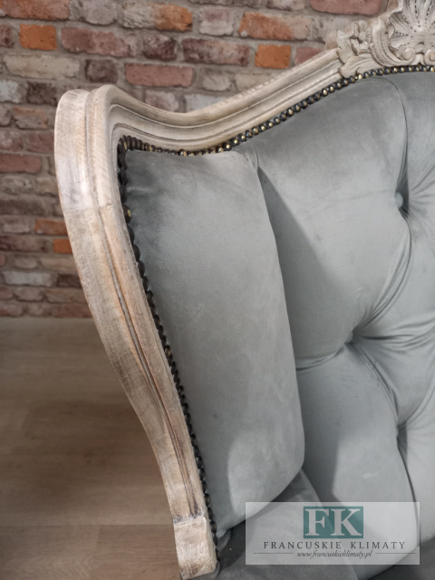 *FRANCUSKI KPL. SOFA + 2 FOTELE antyczne drewno plusz *FRANCUSKI KPL. SOFA + 2 FOTELE antyczne drewno plusz