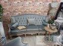 *FRANCUSKI KPL. SOFA + 2 FOTELE antyczne drewno plusz