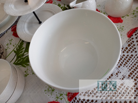 KOLEKCJA KORONKA PEŁNA MISKA śr. 21 cm styl francuski, shabby, vintage KOLEKCJA KORONKA PEŁNA MISKA śr. 21 cm styl francuski, shabby, vintage