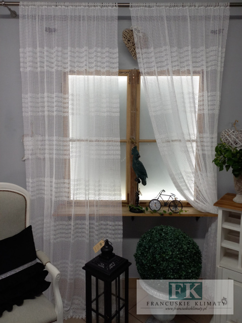 ZASŁONA GIPIURA SZAL NA SZELKACH 100% GIPIURA 150/250 CM ZASŁONA GIPIURA SZAL NA SZELKACH 100% GIPIURA 150/250 CM