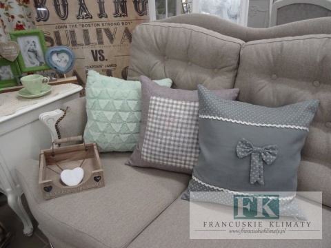 KŁ. POSZEWKA DEKORACYJNA KING 40X40 SHABBY , PROWANSJA , VINTAGE KŁ. POSZEWKA DEKORACYJNA KING 40X40 SHABBY , PROWANSJA , VINTAGE