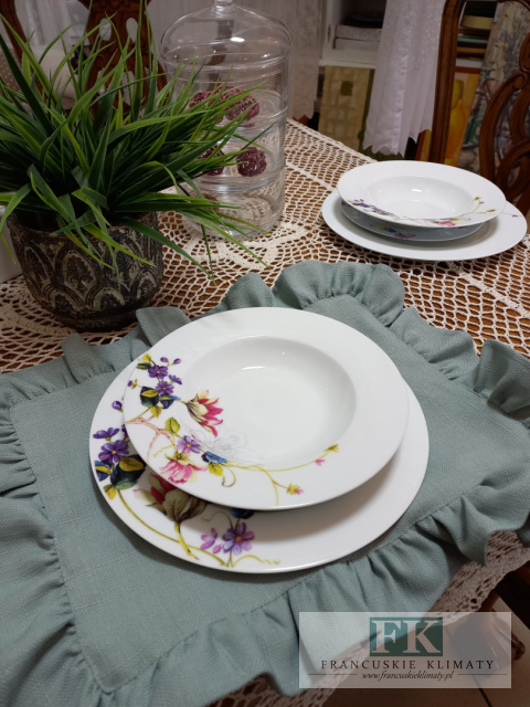 SERWIS OBIADOWY 18 ELEMETOWY KPL "LUNA" PORCELANA 6/18 SERWIS OBIADOWY 18 ELEMETOWY KPL "LUNA" PORCELANA 6/18