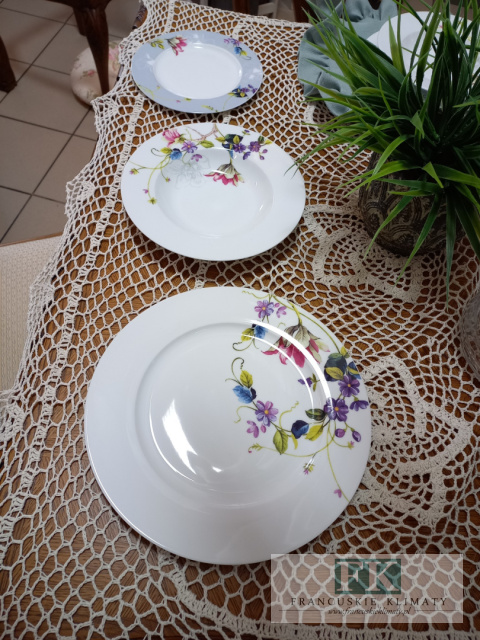 SERWIS OBIADOWY 18 ELEMETOWY KPL "LUNA" PORCELANA 6/18 SERWIS OBIADOWY 18 ELEMETOWY KPL "LUNA" PORCELANA 6/18