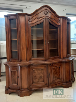 CUDO ! - BIBLIOTEKA KREDENS orzech 222 CM !