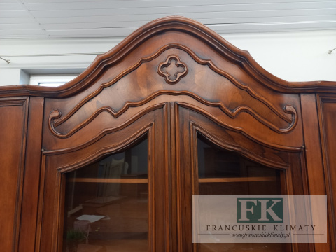 CUDO ! - BIBLIOTEKA KREDENS orzech 222 CM ! CUDO ! - BIBLIOTEKA KREDENS orzech 222 CM !