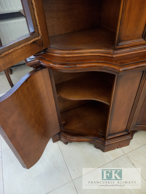CUDO ! - BIBLIOTEKA KREDENS orzech 222 CM ! CUDO ! - BIBLIOTEKA KREDENS orzech 222 CM !